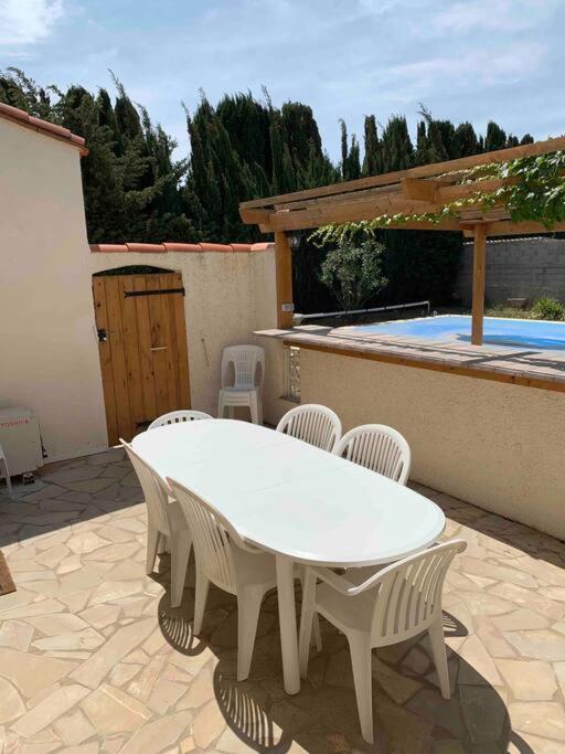 Jolie Villa Piscine A 15 Min Du Barcares Salses-le-Chateau Exterior photo