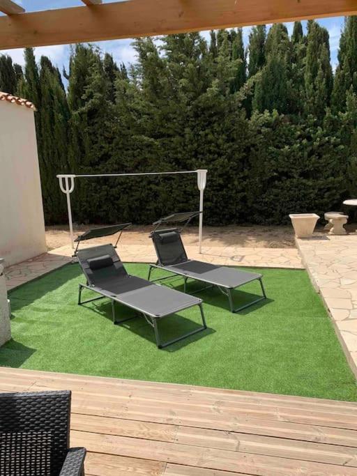 Jolie Villa Piscine A 15 Min Du Barcares Salses-le-Chateau Exterior photo